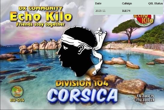eQSL 104EK DX